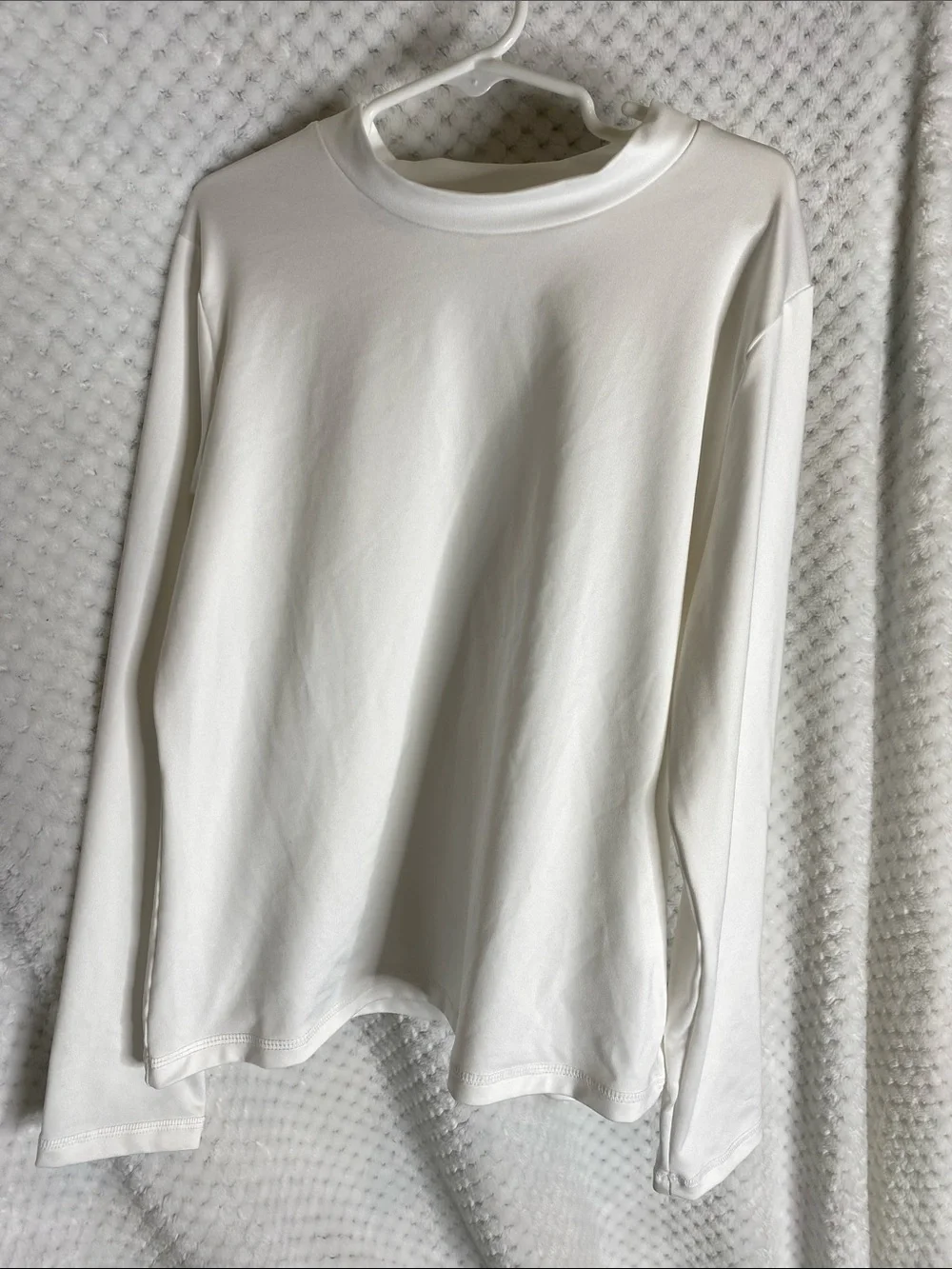 Cat & Jack White Long Sleeve Rashguard Swim Tee Shirt